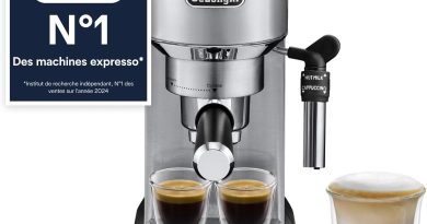 De&rsquo;Longhi Dedica Style EC685.M, Machine à Expresso avec Buse à Mousse de Lait Professionnelle, Seulement 15 cm de Large, Réservoir de 1 L, Boîtier en Métal, Compatible avec les Dosettes E.S.E, Métal – Pourquoi ce produit mérite votre attention