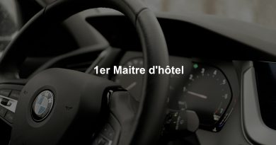 1er Maitre d'hôtel