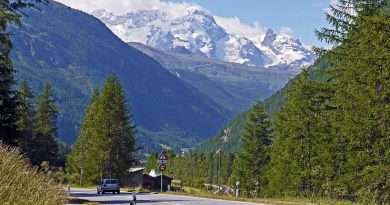 Switzerland, Alps, Matterhorn, lake, mountains, Swiss flag, Geneva