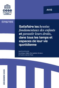 Assurer les besoins fondamentaux et les droits des enfants au quotidien | Conseil économique, social et environnemental