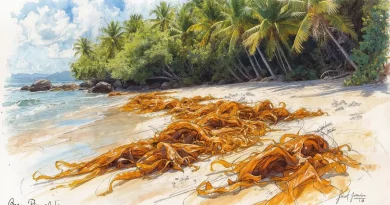 2025 en Guadeloupe : climat, cyclones, sargasses et biodiversité, une année extrême