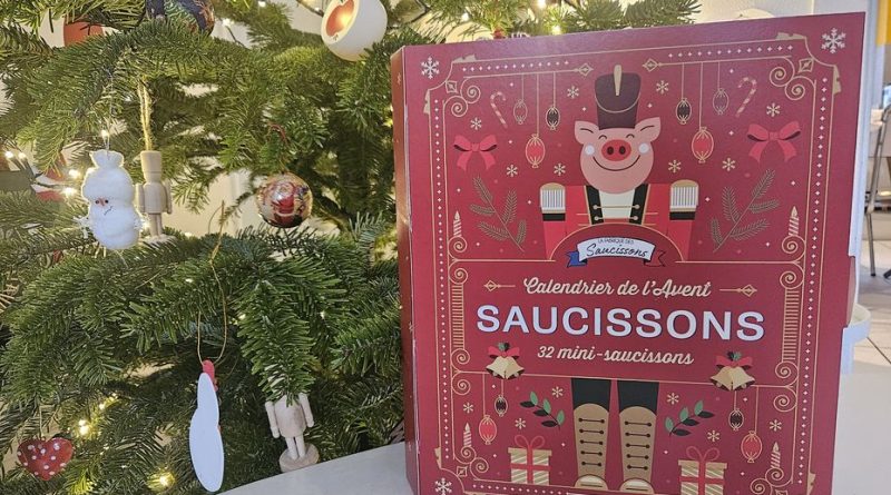 Trois semi-remorques de saucissons : le calendrier de l'avent d'un boucher à Reims