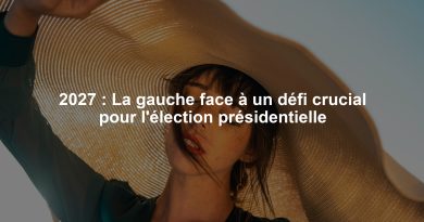 2027 : La gauche face à un défi crucial pour l'élection présidentielle