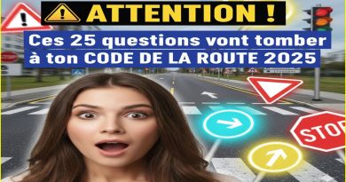 🚦 25 Questions Clés pour le CODE DE LA ROUTE 2025 !