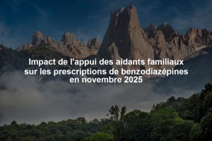 Impact de l'appui des aidants familiaux sur les prescriptions de benzodiazépines en novembre 2025