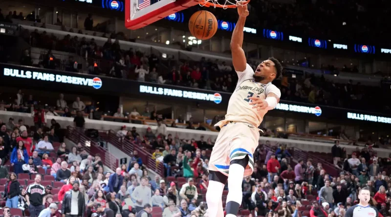 NBA : Le dunk d'Antetokounmpo face aux Bulls suscite la controverse chez Giannis
