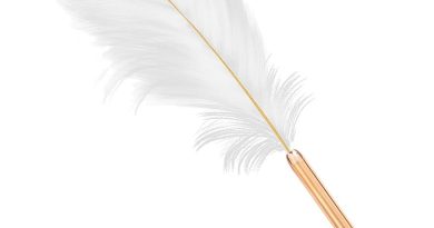 Stylo à bille plume blanche rétro stylo à signature exquise stylo à bille rechargeable pour cadeau d&rsquo;affaires de bureau de mariage – Le détail qui change tout au quotidien