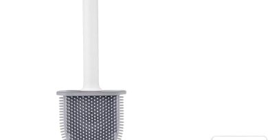 Ibergrif Brosse WC Silicone Plate- Brosse Toilette et Supports, Anti-goutte, Antibactérienne, Balayette WC Ventilée, Séchage Rapide sans Odeur, Balai WC Montage Mural/au Sol, Salle de Bain et WC Blanc – Pourquoi ce produit mérite votre attention