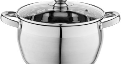 FLORINA Faitout Inox (6 l) I Diamètre de 24 cm I Marmite Inox OLIVER I Casserole Acier Inoxydable avec Couvercle en Verre I Faitout pour Induction, Marmite tous Feux I Convient au Lave-vaisselle – Le détail qui change tout au quotidien
