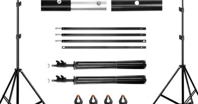 2×3 m Support de Fond Réglable, Professional pour Fond Studio Photo, Solide et Portable, Sac de Transport Inclus, Convient pour Photographie, Diffusion en Direct, Mariage, etc. – Le détail qui change tout au quotidien