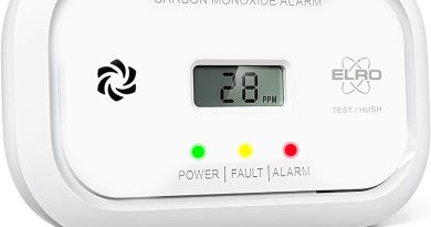 ELRO FC5003 Détecteur de Monoxyde de Carbone avec Écran | Capteur Électrochimique Durable de 10 Ans | Piles 3 Ans | CO Alarme Sonore 85dB – Le détail qui change tout au quotidien