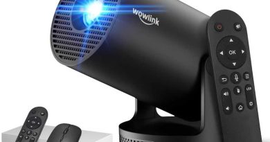[Apps intégrées & 2026 Upgraded] Vidéoprojecteur avec WiFi 6 et Bluetooth 5.4 Mini Projecteur Supporte 4K 1080P Auto Keystone 180° Réglable Compatibile avec HDMI/TV Stick/Memory Stick/Laptop, Dark – Pourquoi ce produit mérite votre attention