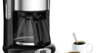 Moulinex Cafetière filtre, Capacité de 1,25 L, 10 à 15 tasses, Programmation 24 heures, Maintien au chaud, Subito FG362810, Noir – Le détail qui change tout au quotidien
