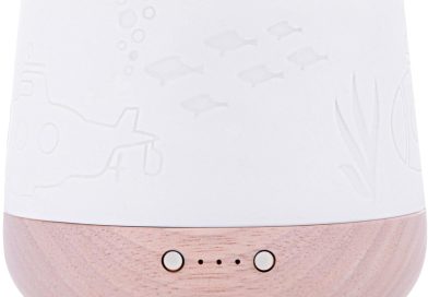Pranarôm – Diffuseur CERABB Huiles Essentielles pour bébé – Diffusion Atmosphérique – Lumière d&rsquo;ambiance – Favorise Le Sommeil de bébé – Le détail qui change tout au quotidien