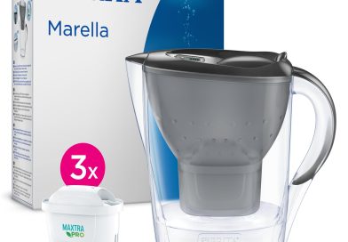 BRITA Carafe Filtrante Marella Graphite (2,4l) incl 3 cartouches filtrantes eau robinet MAXTRA PRO All-in-1 réduit PFAS,calcaire, chlore, certaines impuretés et métaux indicateur temporel – Pourquoi ce produit mérite votre attention