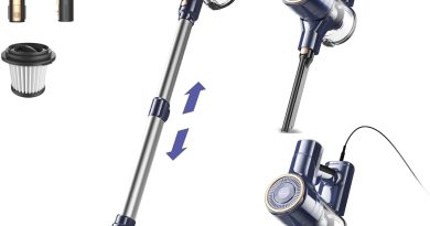 Aspirateur balai avec fil sans sac 6 en 1 600 W & aspirateur à main, cable de 6 m, 23Kpa de puissance d&rsquo;aspiration, aspirateur balai filaire Vacuum Cleaner pour sols durs tapis, petit léger silencieux – Pourquoi ce produit mérite votre attention