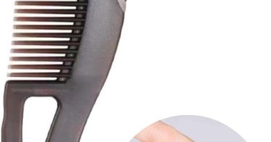 Peigne antipelliculaire avec dents creuses autonettoyantes et poignée de massage – Peigne détox du cuir chevelu pour les pellicules et l&rsquo;huile – Peignes à cheveux pour femme/homme/enfant – Le détail qui change tout au quotidien