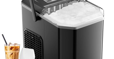 Machine à Glaçons, 12kg en 24h, 9 Glaçons en 6-8 Minutes, Machine a Glaçons avec Cuillère à Glace Réversible et Poignée de Transport, pour la Maison/Cuisine/Camping – Pourquoi ce produit mérite votre attention