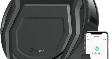 Lefant Aspirateur Robot, Robot Aspirateur Mince Silencieux Connecté avec WiFi/Bluetooth/Alexa/App, 6 Modes de Nettoyage, Auto-Charge, 120min d&rsquo;Autonomie, Idéal pour Poils d&rsquo;animaux Sols Durs, M210P – Le détail qui change tout au quotidien