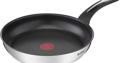 Tefal Emotion Poêle 28 cm, Revêtement antiadhésif, Garantie 10 ans, Base épaisse pour une diffusion de chaleur homogène, Design élégant, Poignée robuste, Induction, Indicateur de cuisson E3000604 – Le détail qui change tout au quotidien