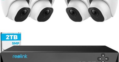 Reolink 5MP Caméra de Surveillance Extérieure, Kit Vidéo Surveillance avec 8CH 2To NVR et Caméra IP PoE Filaire 4X 5MP, Détection Personne/Véhicule, Vision Nocturne 30m avec Audio, RLK8-520D4-5MP – Le détail qui change tout au quotidien