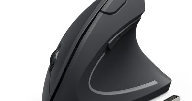 Anker Souris Ergonomique Verticale USB sans Fil 2.4G avec 3 Niveaux DPI Ajustables 800/1200 / 1600 et 5 Contrôles Latéraux – Le détail qui change tout au quotidien