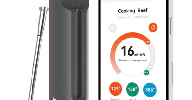 S Pro Thermomètre Cuisine Sans Fil, Thermomètre à Viande avec App et 6 Capteurs, Précision de ±0,1 °C, Surveillance par Application avec minuterie et alarme, IP69 étanche et, pour BBQ, Grill – Pourquoi ce produit mérite votre attention