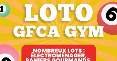 LOTO GFCA GYMNASTIQUE : Remerciements aux participants et bénévoles