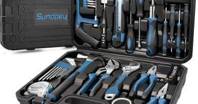 Sundpey Malette à Outils 148 Pièces – Caisse à Outils Complète Portable avec Tournevis et Pinces – Kit d’Outils Idéal pour Maintenance Quotidienne à la Maison ou au Garage Bleu – Le détail qui change tout au quotidien