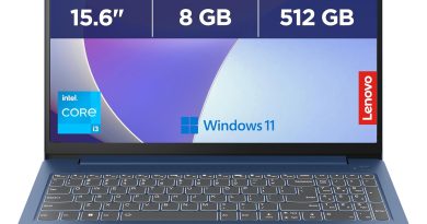 Lenovo IdeaPad Slim 3 15IAN8 – Ordinateur Portable 15.6 » FHD (Intel Core i3-N305, RAM 8Go, SSD 512Go, Intel UHD Graphique, Windows 11 Home) Clavier AZERTY Français – Blue – Le détail qui change tout au quotidien