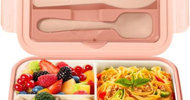 Diboniur Lunch Box, Bento Lunch Box Enfant Adulte Boîte 1400ml avec 3 Compartiments, Conception Sans Fuite Lunchbox avec Couverts, pour Micro-onde Lave-vaisselle, École Pique-Nique Travail (Rose) – Le détail qui change tout au quotidien