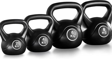 Yaheetech Kettlebell 4 Pieces Kettlebell 2/4/6/8 kg Pour l&rsquo;entraînement à Domicile ou Gym Exercices de Musculation Poignée Antidérapante Noir – Le détail qui change tout au quotidien
