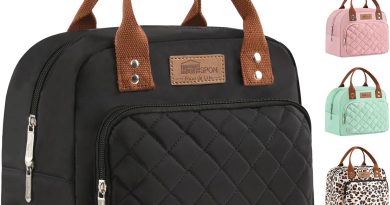 HOMESPON Sac Isotherme à Repas pour Femme Homme Travail Bureau Adulte Boîte à Déjeuner pour Fille (Noir) – Le détail qui change tout au quotidien