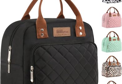 HOMESPON Sac Isotherme à Repas pour Femme Homme Travail Bureau Adulte Boîte à Déjeuner pour Fille (Noir) – Le détail qui change tout au quotidien