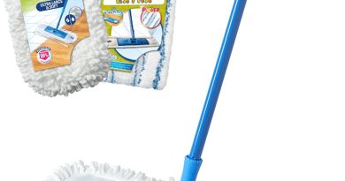 Spontex Balai extra-plat | Balai microfibre polyvalent pour balayer et laver | Longueur réglable (80-140 cm) | Nettoie les sols stratifiés, planchers et carrelages | 2 recharges – Pourquoi ce produit mérite votre attention