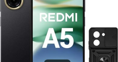 XIAOMI Redmi A5 Smartphone 6,88&Prime; 120Hz, 4+128GB, Appareil Photo IA 32 MP, Batterie 5200 mAh, Capteur d&rsquo;Empreintes Latéral (Noir) – Le détail qui change tout au quotidien