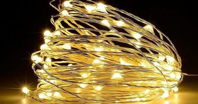 Jsdoin Guirlande lumineuse à 50 LED et à piles en fil de cuivre pour éclairage intérieur et extérieur, chambre, décoration de mariage, fête, Noël, décoration d&rsquo;arbre (Blanc chaud, 1pièce 5M50Leds) – Pourquoi ce produit mérite votre attention