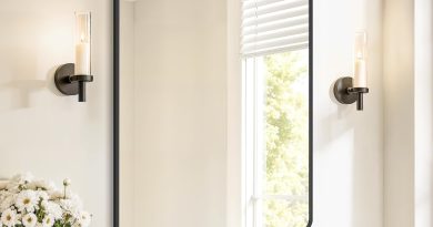 SONGMICS Miroir Salle de Bain, Miroir Mural Rectangulaire, Cadre en Aluminium, 91 x 61 cm, avec Film de Sécurité, 2 Options de Suspension, pour Salon, Chambre, Salle de Bain, Noir d’Encre LWM010BD01 – Pourquoi ce produit mérite votre attention