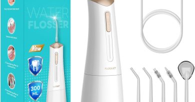 FlossJet Jet Dentaire Hydropulsuer Professionnel Irrigateur Oral de 300ML 5 Buses 4 Modes USB Chargé Étanche IPX7 Jet Dentaire de Voyage Hydropulseur Dentaire Sans Fil Portable Water Flosser(Blanc) – Pourquoi ce produit mérite votre attention