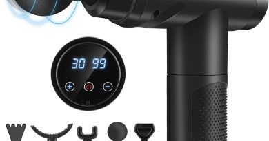Pistolet De Massage, Pistolet Massage Pistolet Massage Musculaire Massage Gun 30 Vitesses Avec écran Lcd 10 Embouts Pour Dos épaules, Jambes, Muscles (noir) – Pourquoi ce produit mérite votre attention