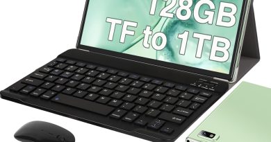 2026 Latest Tablette Tactile 10 Pouces Android 13 OS,12GB RAM+128GB ROM/TF 1TB | 5G WiFi | 8 Cœurs | 2.0 GHz | GMS Certified | Widgets | Parental Controls | Tablette avec étui, clavier et souris-Vert – Le détail qui change tout au quotidien