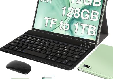 2026 Latest Tablette Tactile 10 Pouces Android 13 OS,12GB RAM+128GB ROM/TF 1TB | 5G WiFi | 8 Cœurs | 2.0 GHz | GMS Certified | Widgets | Parental Controls | Tablette avec étui, clavier et souris-Vert – Le détail qui change tout au quotidien