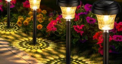 Lampe Solaire Exterieur Jardin 8 Pièces, Lumiere Solaire Exterieur avec Lumière Chaude et 7 Couleurs RVB, IP65 Étanche Eclairage Exterieur Solaire pour Chemins, Decoration Jardin Exterieur – Le détail qui change tout au quotidien