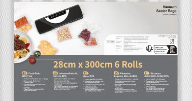 Rouleau Sous Vide Alimentaire, Sac Sous Vide Alimentaire pour L&rsquo;appareil de Mise Sous Vide, 6 Rouleaux 28x300cm, Film Sous Vide Alimentaire sans BPA – Le détail qui change tout au quotidien
