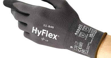 Ansell HyFlex 11-840 Gants de Travail Professionnels, Enduction Nitrile Résistante à l&rsquo;Abrasion, Protection Industrielle Multiusage, Manutention et Mécanique, Noir, Taille M (1 Paire) – Le détail qui change tout au quotidien