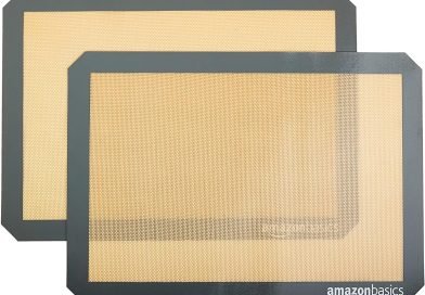 Amazon Basics Rectangulaire, tapis de cuisson en silicone, 2 pièces, Beige / Gris, 29.5cm x 42.0cm – Pourquoi ce produit mérite votre attention