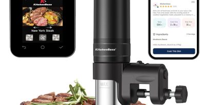 KitchenBoss Thermoplongeur WLAN Cuiseur Sous Vide: G330 Wifi Cuisson Sous Vide, 1100W,IPX7 Imperméable à l&rsquo;eau d&rsquo;Immersion de Cuisinière Thermostat Réglable APP Contrôle, Acier inoxydable, Noir – Pourquoi ce produit mérite votre attention