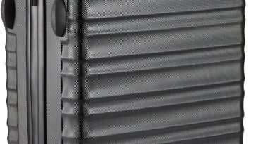 Amazon Basics Bagage à roulettes rigide- 55 x 40 x 20 cm Taille cabine, Noir Approuvé pour Ryanair et la plupart des compagnies low cost – Pourquoi ce produit mérite votre attention
