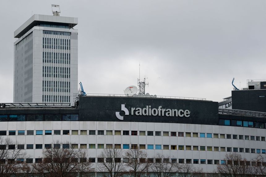 La Maison de la Radio à Paris, siège de Radio France, photographié le 3 mars 2023