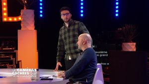 Lux surprend Jérôme de Warzée avec une caméra cachée sur le plateau du Grand Cactus